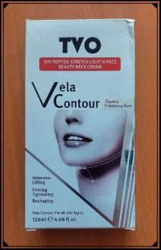 Крем для шеи «Vela contour» против старения с массажными роликами. 120 мл.